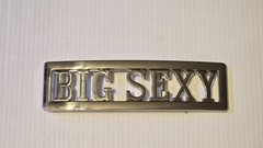 BIG SEXY Custom Personalized Name Belt Buckle -Put your name or word on Buckle