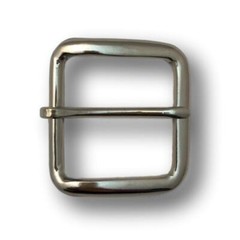 1.5&Prime; Square Nickel Belt Buckles – 12 pack
