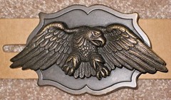 Belt Buckle. Arizona Jean Co. Western. 1.5&Prime; Wide. Solid Metal. NWT.