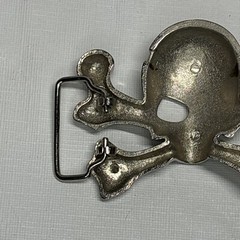 Skull and Crossbones Pirate Belt Buckle