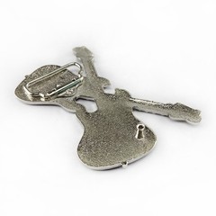 Vintage Style Dark Color Enamel Guitar Music Belt Buckle for Adult Unisex High-q