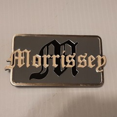 HARD ROCK HEAVY METAL BAND MUSIC MORRISSEY Metal Belt Buckle