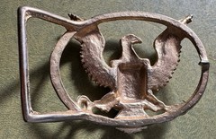 Elvis in Hawaii Eagle belt buckle
