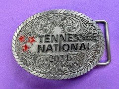 Tennessee National 2024 4th Place U21 Women&rsquo;s Enduro Trophy Award Belt Buckle