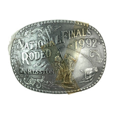 Award Design Medals Hesston NFR 1992 Commemorative Belt Buckle New