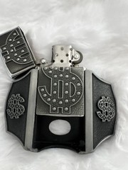 New Men’s Money Sign Lighter Buckle Belt Buckle New