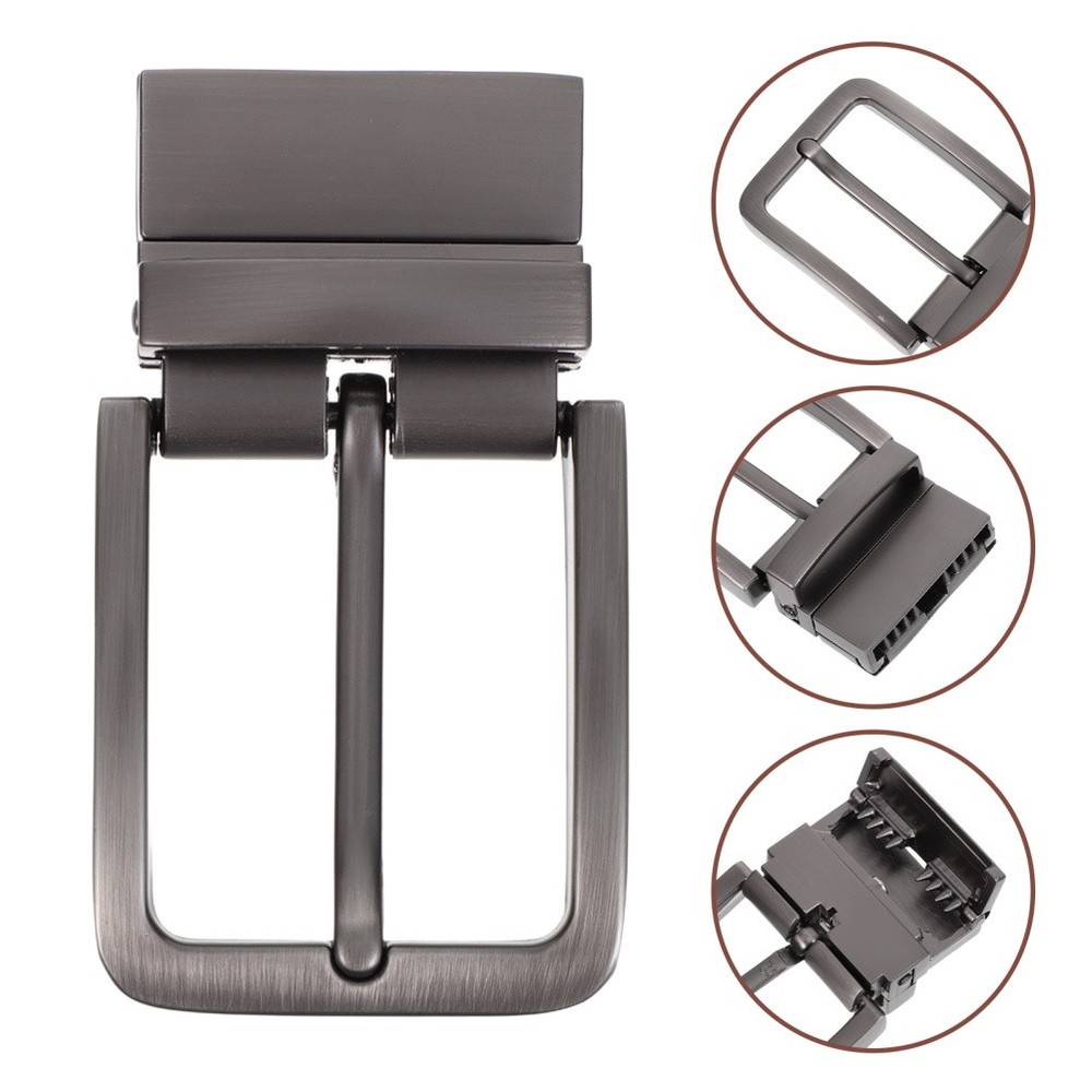 Belt Strap Buckles Metal Reversible Alloy Clamp Clip Replacement