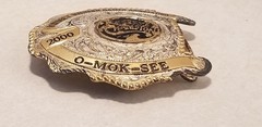Vintage Crumrine Whidbey Western Games 2000 O-Mok-See Reserve Champion Buckle A1
