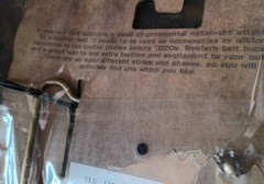 America&rsquo;s Freedom, 2ND Amendment, The Right To Bear Arms, Est. 1791, Belt Buckle