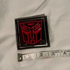 2006 TRANSFORMERS AUTOBOT DECEPTICON REVERSIBLE BELT BUCKLE HASBRO