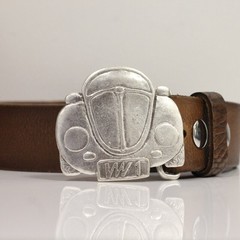 Belt buckle VW Beetle, retro car classic design for classic fans