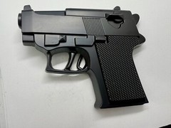 Gun Handgun Pistol Figural Cutout Novelty Mag Cosplay Black 5&Prime; Belt Buckle