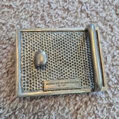 Dalman and Narborough 2009 Stag Head Belt Buckle Celtic Knot Pewter Tone Men&rsquo;s