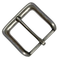 Replacement Belt Buckle Antique Silver Tone Buckle fits 1-1/2&Prime; (38mm) Strap