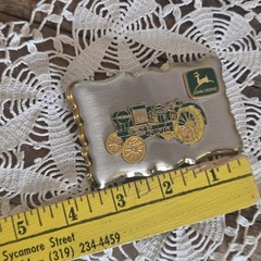 Vintage Never Used John Deere Belt Buckle