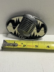– Belt Buckle Microphone Band Music Singer Guitar Rock And Roll