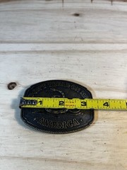 America Don&rsquo;t Tread On Me Gadsden Flag Snake Belt Buckle Antique Bronze Tone