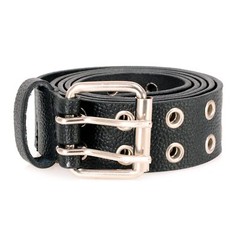 Milwaukee Leather MP7119 Men&rsquo;s Genuine Leather Grommet Detailing Nickel Buckle