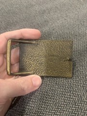 Vintage Model T Belt Buckle & Key Ring Henry Ford Detroit Automobile Record Year