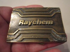 RAYCHEM BELT BUCKLE – BTS SOLID BRASS- GW7