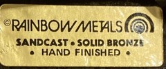 Vintage Metal Belt Buckle, Solid Bronze, Boeing, Military Airplane Company, Aero
