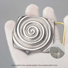 Unique Stainless Steel Pin Belt Buckle Men&rsquo;s Belt Buckles Fit For 1.5&Prime;/38mm Belt