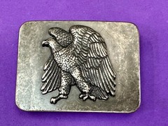 American Eagle Ready To Fight! Patriotic Usa Pride Belt Buckle
