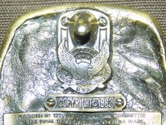 VINTAGE 3 1/4&Prime; ACROSS 1982 UNITED STATES MARINE CORPS FIRST TO FIGHT BELT BUCKLE