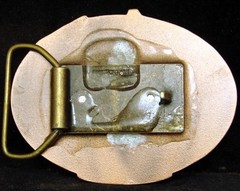 WB01187 *NOS* 2010 BRADFORD EXCHANGE **JOHN WAYNE – MONUMENT VALLEY** BUCKLE