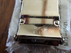 U.S MILITARY ISSUE CHROME SILVER TROUSER BELT BUCKLE 1-5/16&Prime; VINTAGE NEW NOS