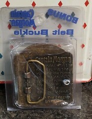 Captain Morgan Belt Buckle In Package, New Never Used 1990s