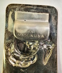 Vintage USMC Solid Brass Belt Buckle – Marine Corps Made In USA-Signed KIGI