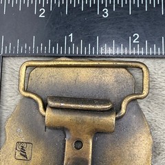 Vintage Hit Mid-State Roof Deck Co. Line USA Belt Buckle