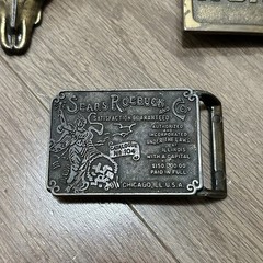 Vintage Lot (8) Belt Buckles Western Longhorn Gun Cowboy Brass Native Horse USA