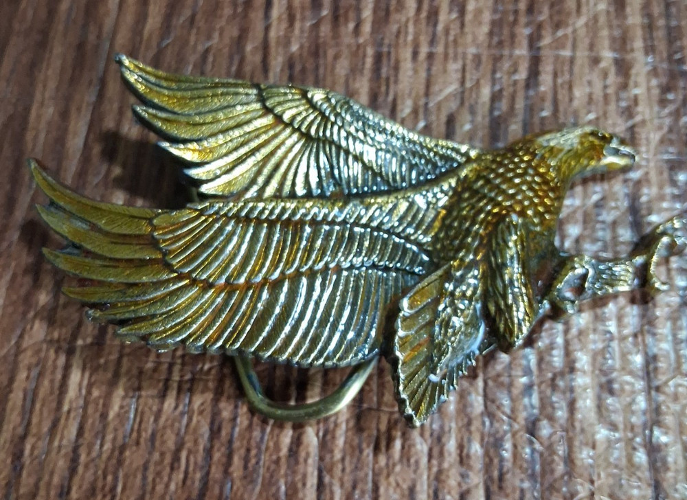 Flying Eagle Metal Belt Buckle 506 The Great American Co Chicago USA