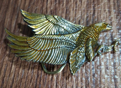 Flying Eagle Metal Belt Buckle 506 The Great American Co Chicago USA
