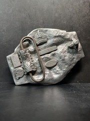 1988 Siskiyou American Veteran Enameled Belt Buckle