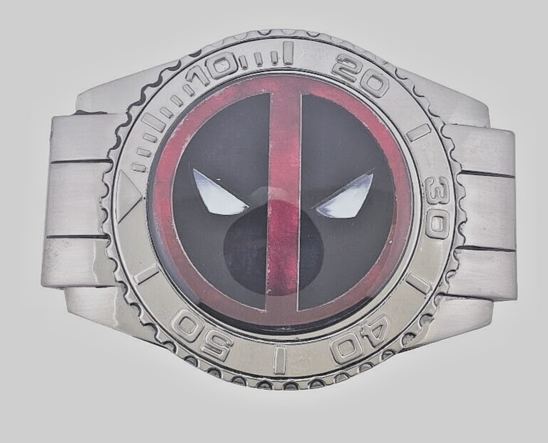 Deadpool Belt Buckles Cosplay Halloween Costume Party New Men Women Western Red