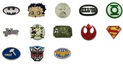 Superhero Belt Buckles Batman Elvis Superman Star Trek Wars Original MEN WOMEN