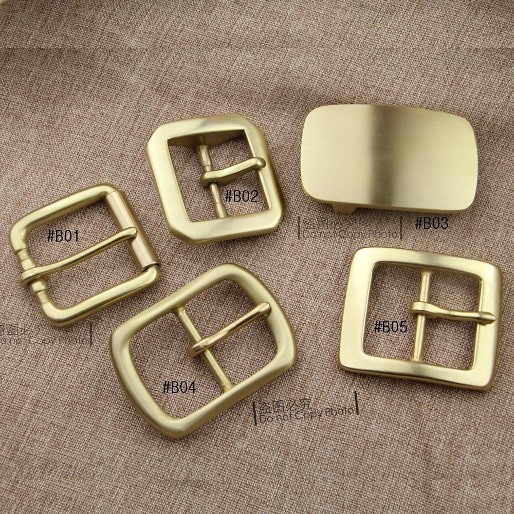 Mens Solid Brass Pin Belt Buckle Center Bar for Belt Strap Fit width 1-1/2&Prime;(38mm
