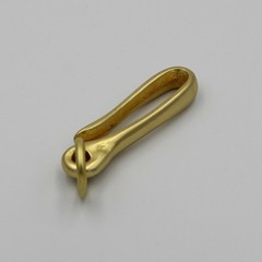 Brass Fish Hook Belt Clip Keychain Holder Key Manager lot