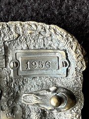 1991 Native American Indian Chief Skull The Great American Buckle Co. USA #1956