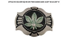 Reggae Rasta Belt Buckle Men Women Fashion Musician Silver Metal Lion of Judah
