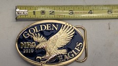 2010 NRA Golden Eagle Belt Buckle