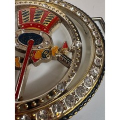 New York Yankees Rhinestone Belt Buckle Bling Crystal Baseball Fan Accessory