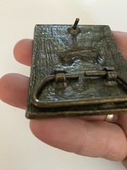 Vintage Schlitz Malt Liquor Bull Metal Belt Buckle