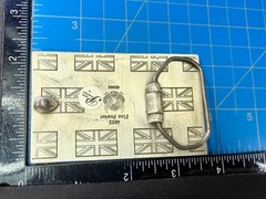Great Britain Union Flag British Jack United Kingdom G.A.P. Pewter Belt Buckle