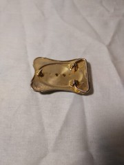 Red Agate Western Vintage Belt Buckle