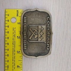 Colorado Army National Guard Belt Buckle