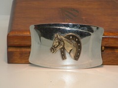 Pre-Owned Men’s Horse & Horseshoe Belt Buckle